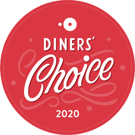 OpenTable Diners Choice Award Winner 2020 - Book Now