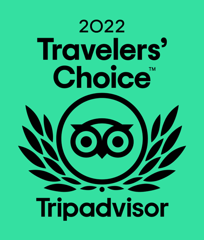 2022 Tripadvisor Travelers' Choice award