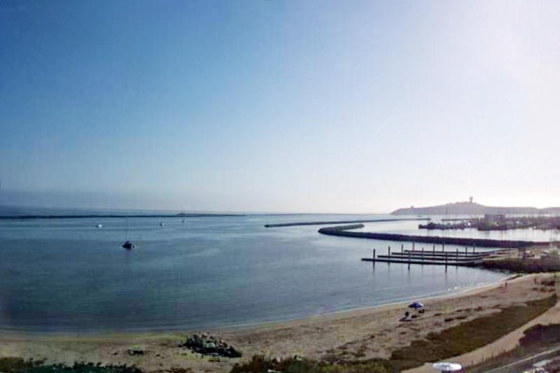 SamCam view south towards Pillar Point Harbor
