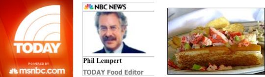 The Today Show on NBC News - Phil Lempert, TODAY Food Editor names Sam's Lobster Roll in top 5 sandwiches