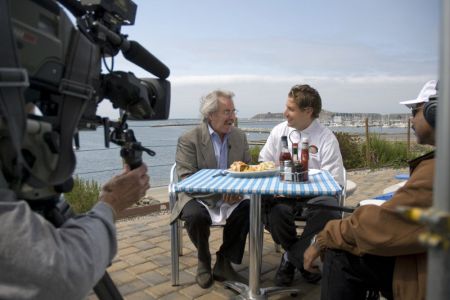 Chef with Food Editor Phil Lempert of NBC's The Today Show, featuring Sam&rsquo;s Lobster Roll as one of the TOP FIVE &ldquo;Best Sandwiches in America&rdquo;